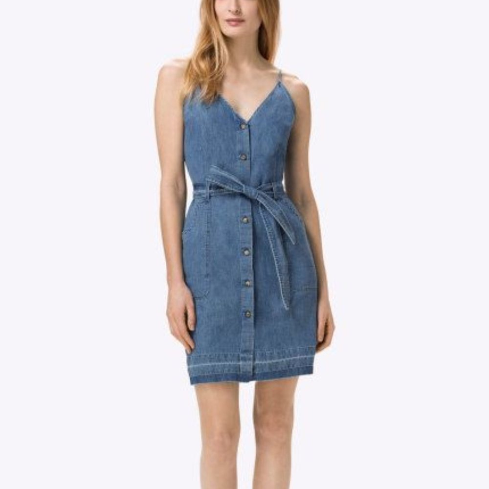 NWT ★: J BRAND Carmela Chambray Dress, XS